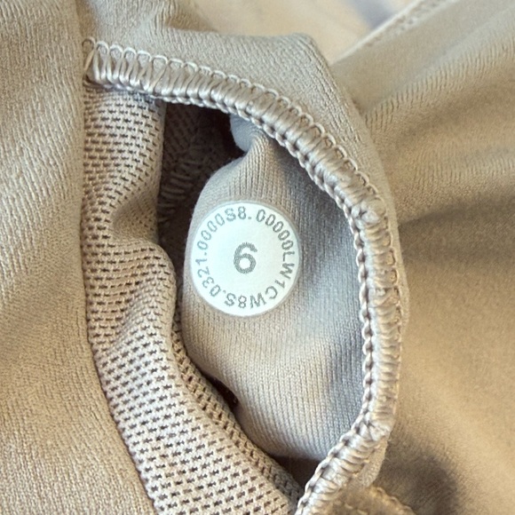 Lululemon Align Crop Tank White with Tan Inside 6 - Picture 2 of 4